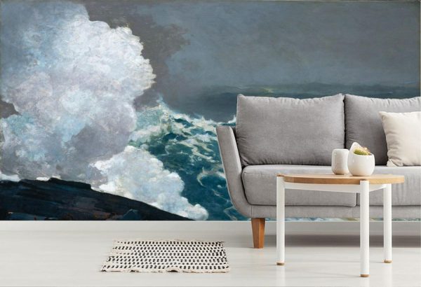 Fine Art | Northeaster, 1895 Wall Mural Fine Art Fine Art