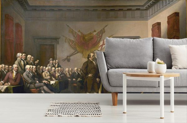 Fine Art | Signing the Declaration of Independence 2 Mural Wallpaper Fine Art Fine Art