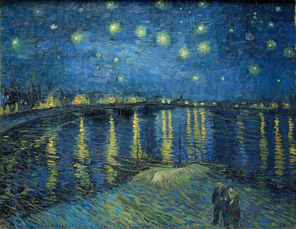 Fine Art | Starry Night Over the Rhone Wall Mural Fine Art Fine Art