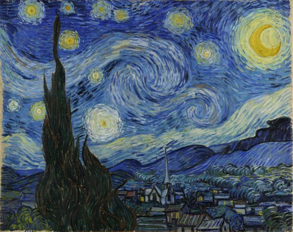 Fine Art | Starry Night (Van Gogh) Wallpaper Mural Fine Art Fine Art