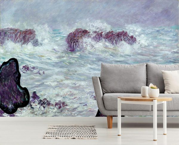 Fine Art | Storm Off The Coast Wallpaper Mural Wallpaper Murals Fine Art