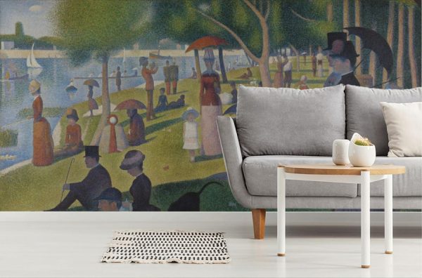 Fine Art | Sunday Afternoon On Island Of La Grande Jatte Mural Wallpaper Fine Art Fine Art