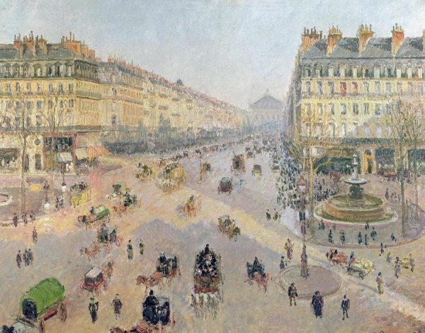 Fine Art | The Avenue de L’Opera, Paris Wallpaper Mural Fine Art Fine Art