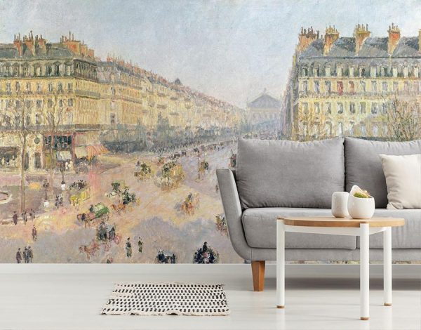 Fine Art | The Avenue de L’Opera, Paris Wallpaper Mural Fine Art Fine Art