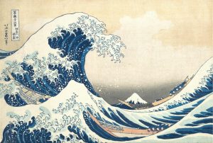 Fine Art | The Great Wave Of Kanagawa – Original Wall Mural Fine Art Fine Art