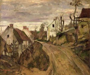 Fine Art | The Village Road, Auvers Mural Wallpaper Fine Art Fine Art