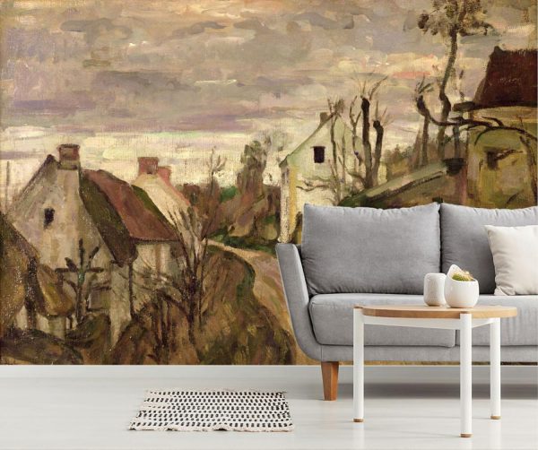 Fine Art | The Village Road, Auvers Mural Wallpaper Fine Art Fine Art