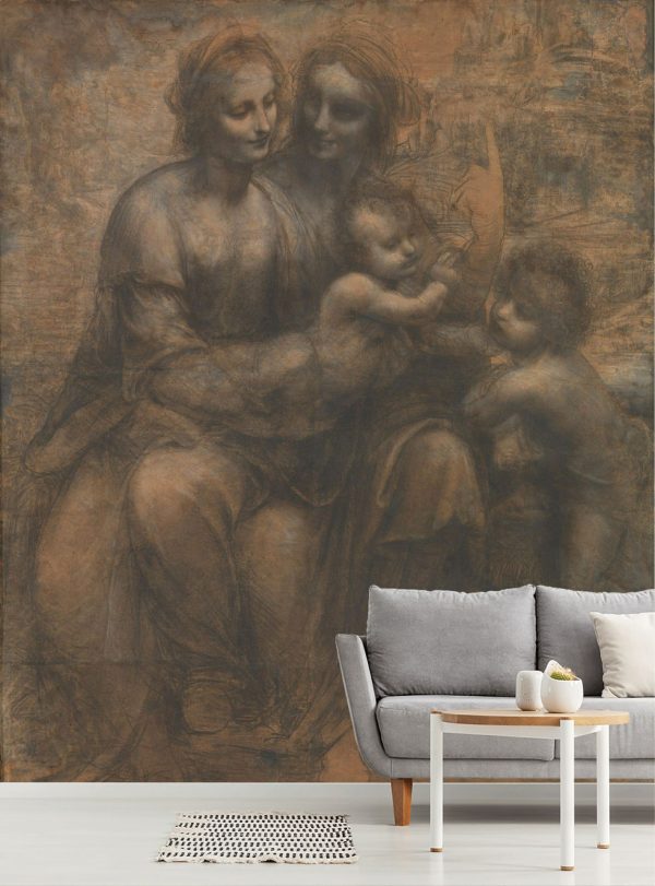 Fine Art | The Virgin and Child with Saint Anne Wall Mural Fine Art Fine Art