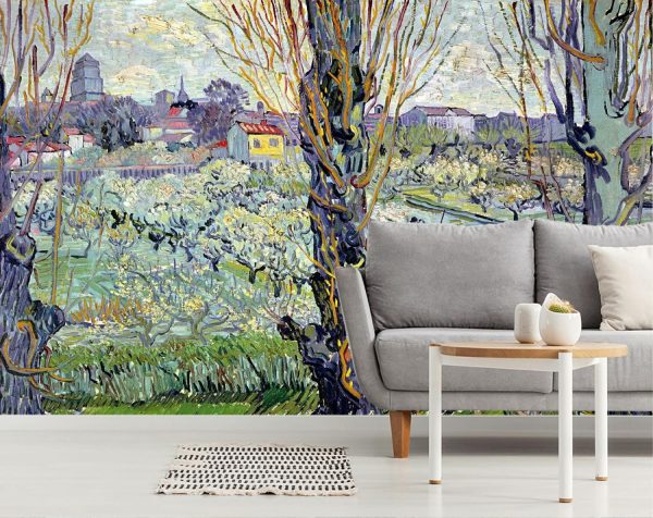 Fine Art | View of Arles Mural Wallpaper Fine Art Fine Art