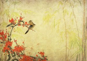 Flowers | Plum Blossom Birds Wallpaper Mural Flowers Flowers