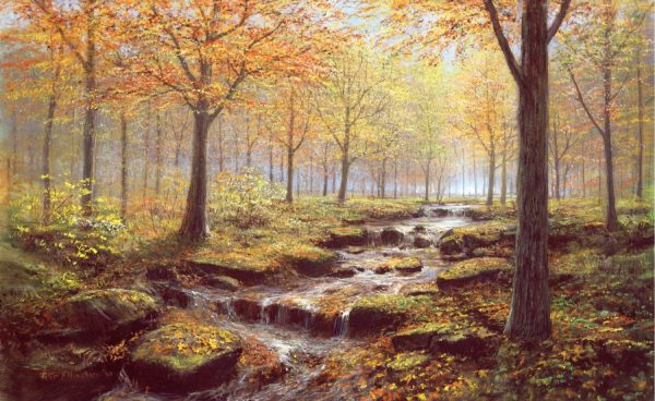 Forests | Autumn Gold Rush Mural Wallpaper Forests Forests