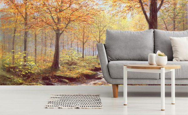 Forests | Autumn Gold Rush Mural Wallpaper Forests Forests