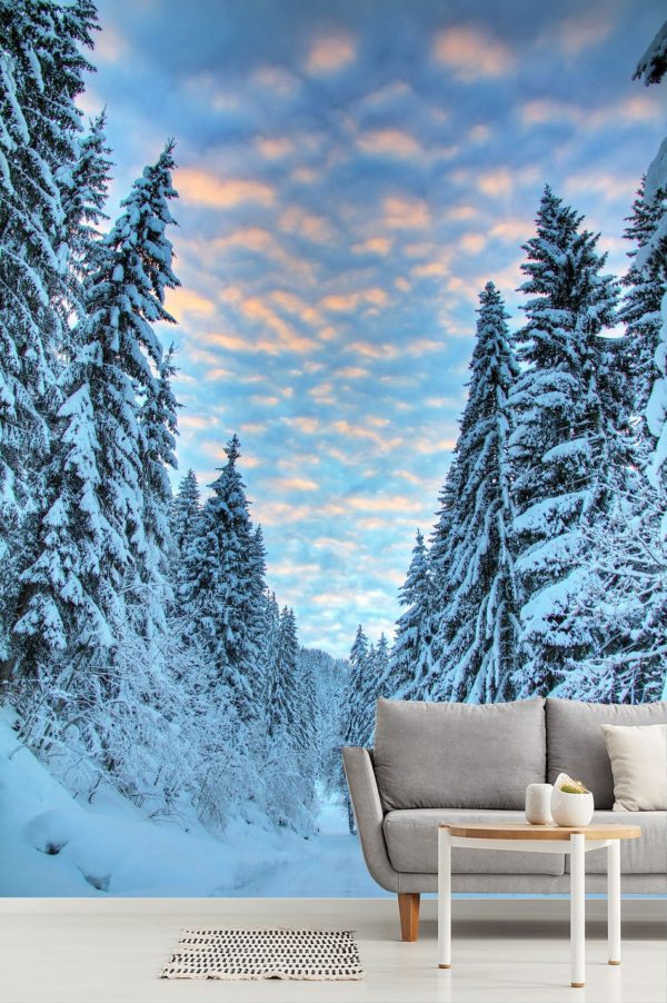 Forests | Fresh Snow Wall Mural Forests Forests