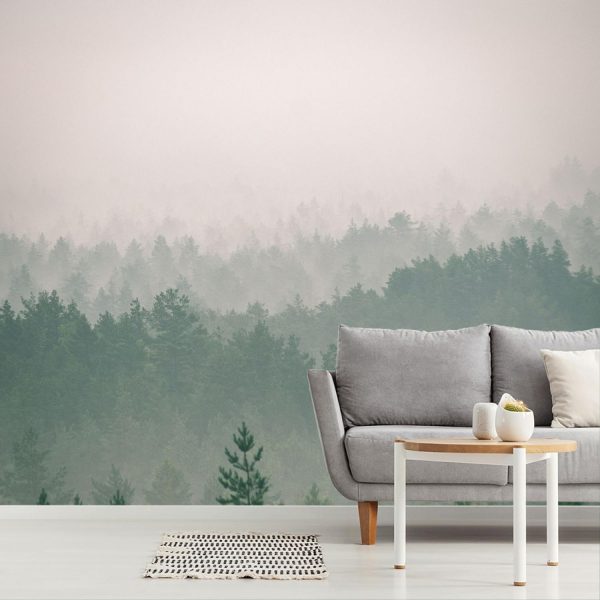 Forests | Misty Horizon Wall Mural Forests Forests