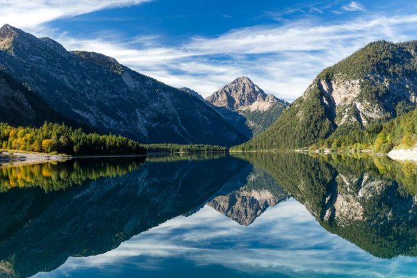 Forests | Mountain Lake Tyrol Austria Wall Mural Forests Forests