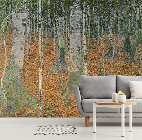 Forests | The Birch Wood Mural Wallpaper Fine Art Fine Art