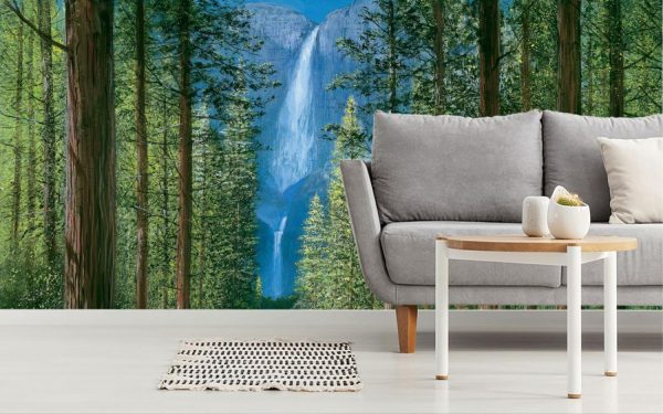 Forests | Yosemite Falls (Ellenshaw) Wall Mural Forests Forests