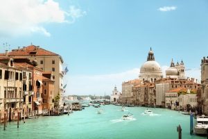 Italian | Basilica Santa Maria And Grand Canal Wall Mural Italian Italian