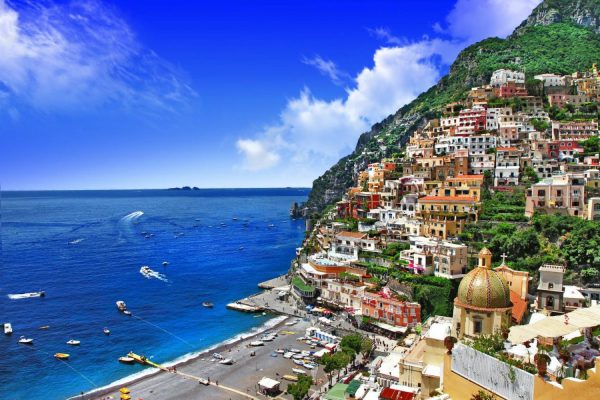 Italian | Beautiful Italian Amalfi Coast Wall Mural Italian Italian