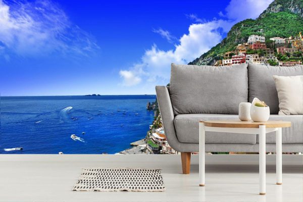 Italian | Beautiful Italian Amalfi Coast Wall Mural Italian Italian