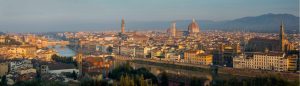 Italian | Dawn Over Florence Mural Wallpaper City & Skyline City & Skyline