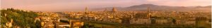 Italian | Florence Morning Panoramic Wallpaper Mural Italian Italian