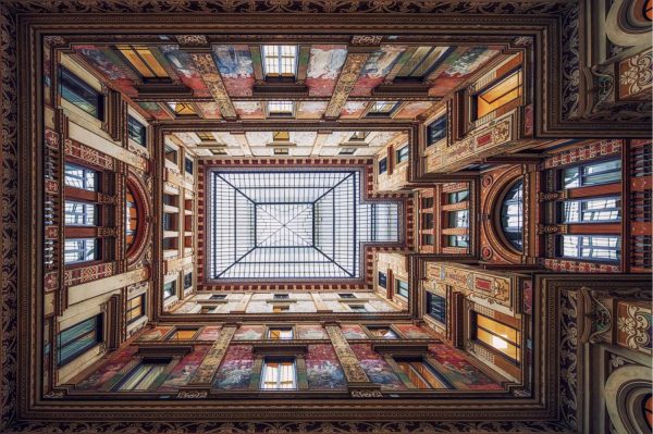 Italian | Galleria Sciarra, Rome Mural Wallpaper Architectural Architectural