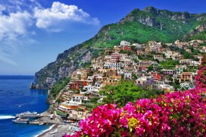 Italian | Gorgeous Positano, Italy Mural Wallpaper Italian Italian