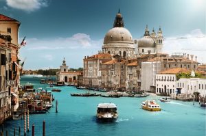 Italian | Grand Canal In Italy Mural Wallpaper Italian Italian