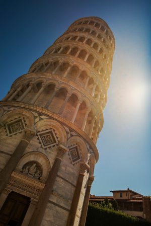 Italian | Leaning Tower of Pisa Mural Wallpaper Italian Italian