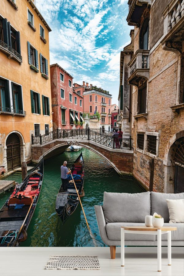 Italian | Like a Painting of Venice Mural Wallpaper Italian Italian