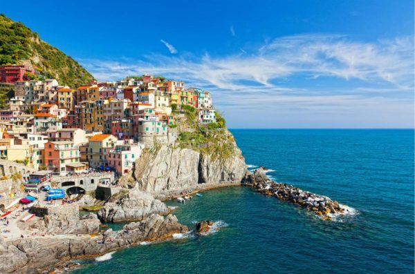 Italian | Manarola Village By The Sea Wallpaper Mural Italian Italian