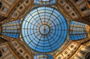 Italian | Milan Galleria Ceiling Wallpaper Mural Italian Italian