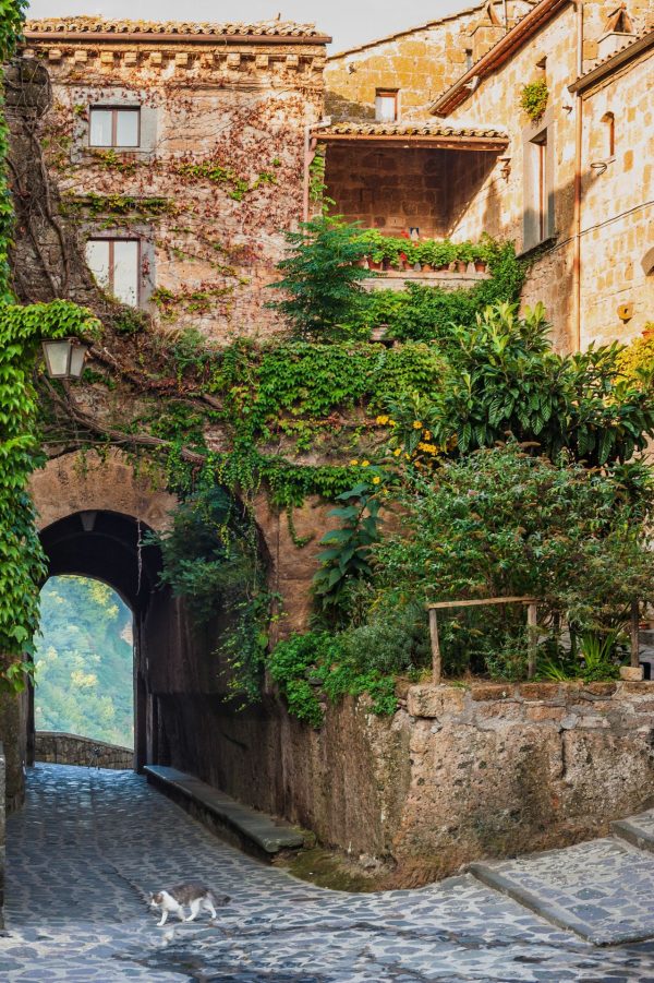 Italian | Small Alley In A Tuscan Village Wall Mural Italian Italian