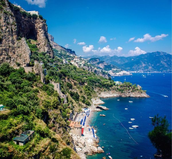 Italian | The Amalfi Coast Mural Wallpaper Italian Italian