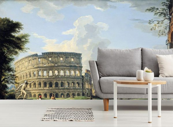 Italian | The Colosseum And The Arch Of Constantine Mural Wallpaper Fine Art Fine Art