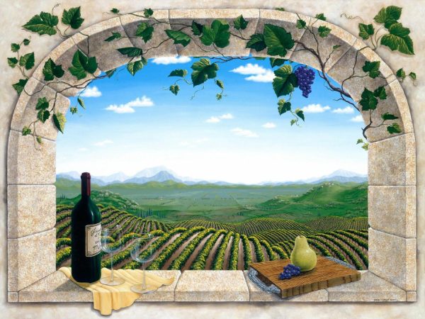 Italian | To A Good Harvest Wallpaper Mural Italian Italian