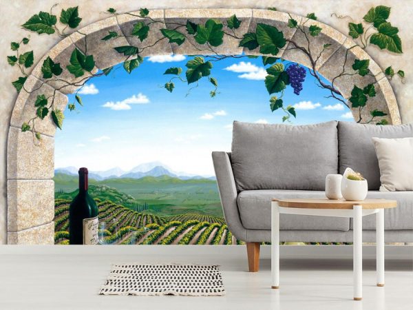 Italian | To A Good Harvest Wallpaper Mural Italian Italian