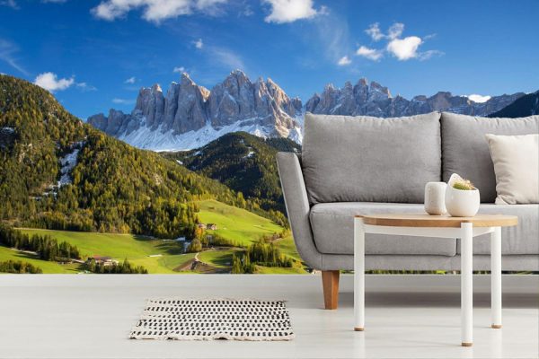 Italian | Val Di Funes – Dolomites Wall Mural Italian Italian