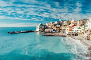 Italian | View of Bogliasco Wallpaper Mural Italian Italian