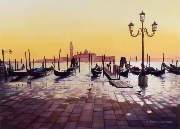 Italian | Water Taxis Wallpaper Mural Italian Italian