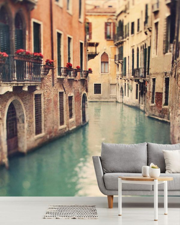 Italian | When In Venice Mural Wallpaper Italian Italian