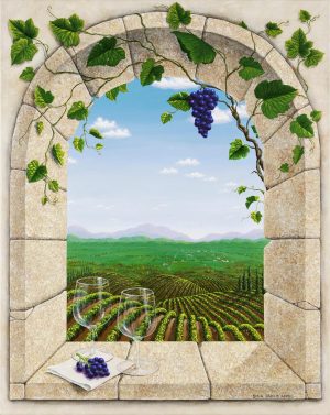 Italian | Wine Country Afternoon Wallpaper Mural Italian Italian