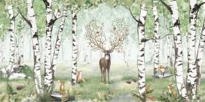 Kids Rooms | Amazing Antlers Summer Wallpaper Mural Animals Animals