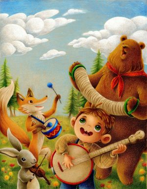 Kids Rooms | Banjo Music Wall Mural Activities & Leisure Activities & Leisure