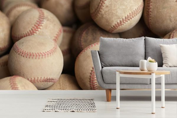 Kids Rooms | Baseballs Wall Mural Kids Rooms Kids Rooms