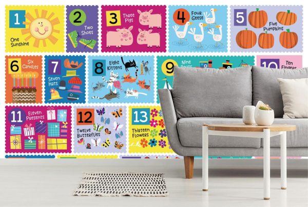 Kids Rooms | Fun With Numbers Wall Mural Art & Graphics Art & Graphics