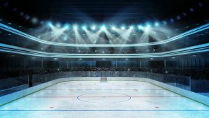 Kids Rooms | Hockey Stadium Wall Mural Architectural Architectural