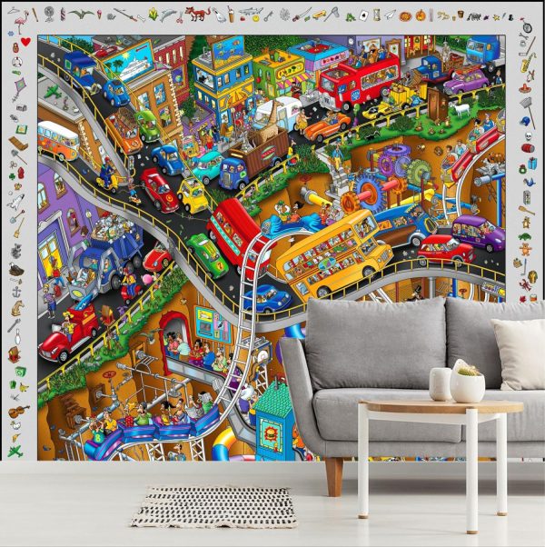 Kids Rooms | Moving Parts Wall Mural Art & Graphics Art & Graphics