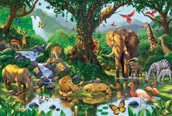 Kids Rooms | Nature’s Harmony Mural Wallpaper Animals Animals